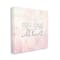 Stupell Industries Free Spirit Wild Heart Inspirational Pastel Watercolor Canvas Wall Art